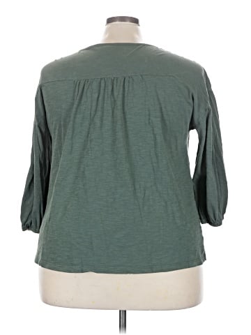 Style&Co 3/4 Sleeve Blouse (view 2)