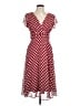 Connected Apparel 100% Polyester Polka Dots Red Casual Dress Size 10 - photo 1