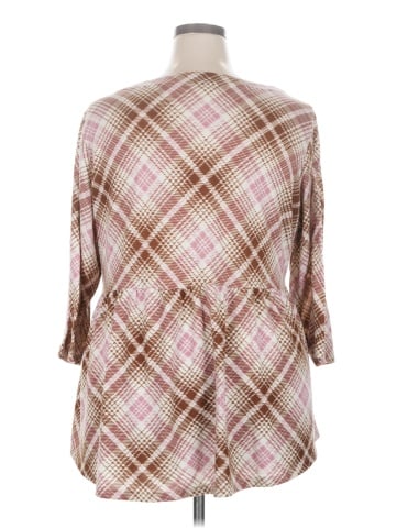 Indigo Rose 3/4 Sleeve Blouse (view 2)