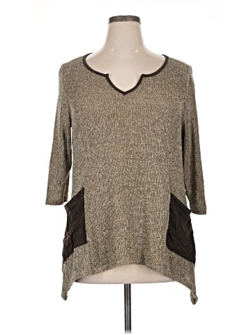 Cal Style 3/4 Sleeve Top (view 1)