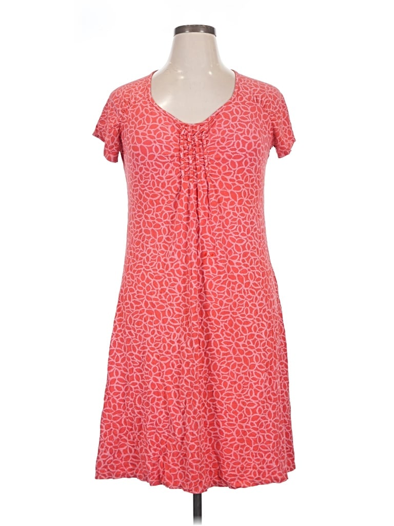 Pre-owned Fresh Produce Short Sleeve Henley Shirt In Red