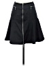 Bebe Solid Black Casual Skirt Size 27 waist (estimated) - photo 1