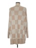 wonderly 100% Rayon Checkered-gingham Tan Pullover Sweater Size M - photo 2