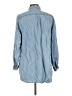 Gap - Maternity 100% Lyocell Blue Long Sleeve Button-Down Shirt Size L - photo 2