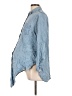 Gap - Maternity 100% Lyocell Blue Long Sleeve Button-Down Shirt Size L - photo 5