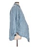 Gap - Maternity 100% Lyocell Blue Long Sleeve Button-Down Shirt Size L - photo 4