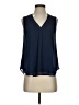 Ann Taylor Blue Sleeveless Blouse Size XS - photo 1