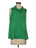 Beacon Apparel Green Sleeveless Blouse Size S - photo 1