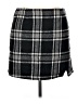 Lulus 100% Polyester Plaid Black Casual Skirt Size XL - photo 1
