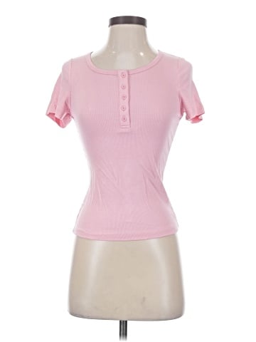 Prettygarden Short Sleeve Henley (view 1)