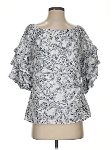 CeCe 3/4 Sleeve Blouse (view 1)