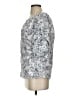 CeCe 100% Cotton Silver 3/4 Sleeve Blouse Size S - photo 5