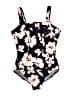 Miraclesuit Floral Black One Piece Swimsuit Size 18 - photo 1