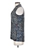 CAbi 100% Rayon Blue Sleeveless Blouse Size S - photo 5