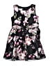 Iris & Ivy 100% Polyester Floral Black Dress Size 8 - photo 1