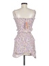 THATSSOFETCH 100% Polyester Floral Purple Cocktail Dress Size 8 - photo 2