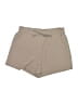 Apana Solid Tan Khaki Shorts Size L - photo 1