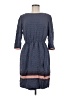 Boden 100% Viscose Chevron-herringbone Blue Purple Casual Dress Size 8 - photo 1