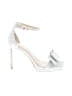 INC International Concepts Silver Sandals Size 8 - photo 1