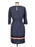 Boden 100% Viscose Chevron-herringbone Blue Purple Casual Dress Size 8 - photo 2