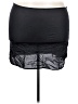 Vassarette 100% Nylon Black Casual Skirt Size XL - photo 1