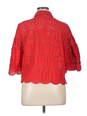 FARM Rio 3/4 Sleeve Button-Down Shirt (view 2)