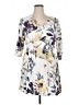 JunaRose Print Ivory Casual Dress Size 14 - photo 1