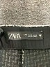Zara Chevron-herringbone Silver Skort Size M - photo 3