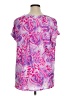 Dear Scarlett Purple Short Sleeve Blouse Size XL - photo 2