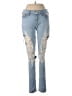True Religion Hearts Blue Jeans Size 28 waist - photo 1