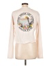 Volcom 100% Cotton Ivory Long Sleeve Turtleneck Size L - photo 2