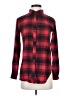Athleta Plaid Red Long Sleeve Button-Down Shirt Size XXS - photo 1