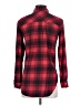 Athleta Plaid Red Long Sleeve Button-Down Shirt Size XXS - photo 2