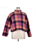 American Eagle Outfitters 100% Polyester Plaid Purple Fleece Size XL - photo 1