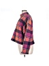 American Eagle Outfitters 100% Polyester Plaid Purple Fleece Size XL - photo 5