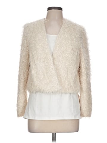 Knitted & Knotted Faux Fur Jacket (view 1)