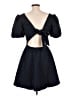 Francesca's 100% Polyester Hearts Blue Cocktail Dress Size S - photo 2