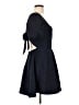 Francesca's 100% Polyester Hearts Blue Cocktail Dress Size S - photo 4