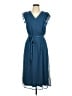 DR2 100% Polyester Blue Casual Dress Size M - photo 1