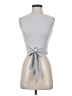 Miss Selfridge 100% Polyester Silver Sleeveless Blouse Size 0 - photo 1