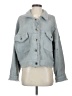 Shaci Blue Faux Fur Jacket Size S - photo 1