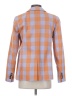 Ann Taylor Checkered-gingham Plaid Orange Blazer Size 4 - photo 2