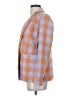 Ann Taylor Checkered-gingham Plaid Orange Blazer Size 4 - photo 5