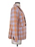 Ann Taylor Checkered-gingham Plaid Orange Blazer Size 4 - photo 4