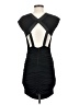 BCBGeneration Solid Black Casual Dress Size 4 - photo 2