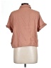 Unbranded 100% Cotton Pink Short Sleeve Blouse Size L - photo 2