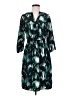 Mossimo Print Teal Casual Dress Size XS - photo 1