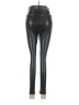 TAGOO 100% Polyurethane Metallic Black Leggings Size M - photo 2