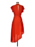 Topshop 100% Polyester Solid Red Cocktail Dress Size 6 - photo 2