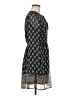 Xhilaration 100% Polyester Paisley Black Casual Dress Size M - photo 4